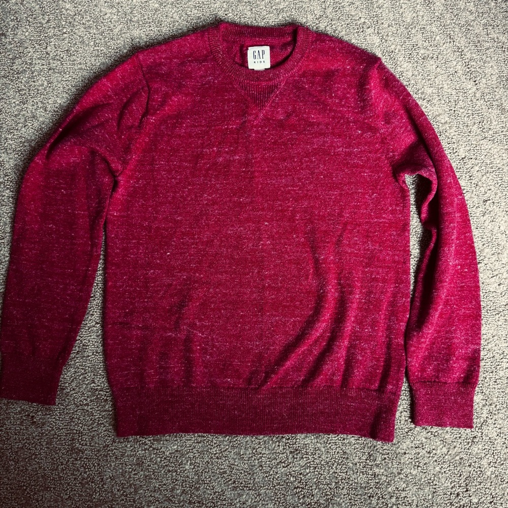 Gap kids sweater red large